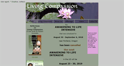 Desktop Screenshot of living-compassion.org